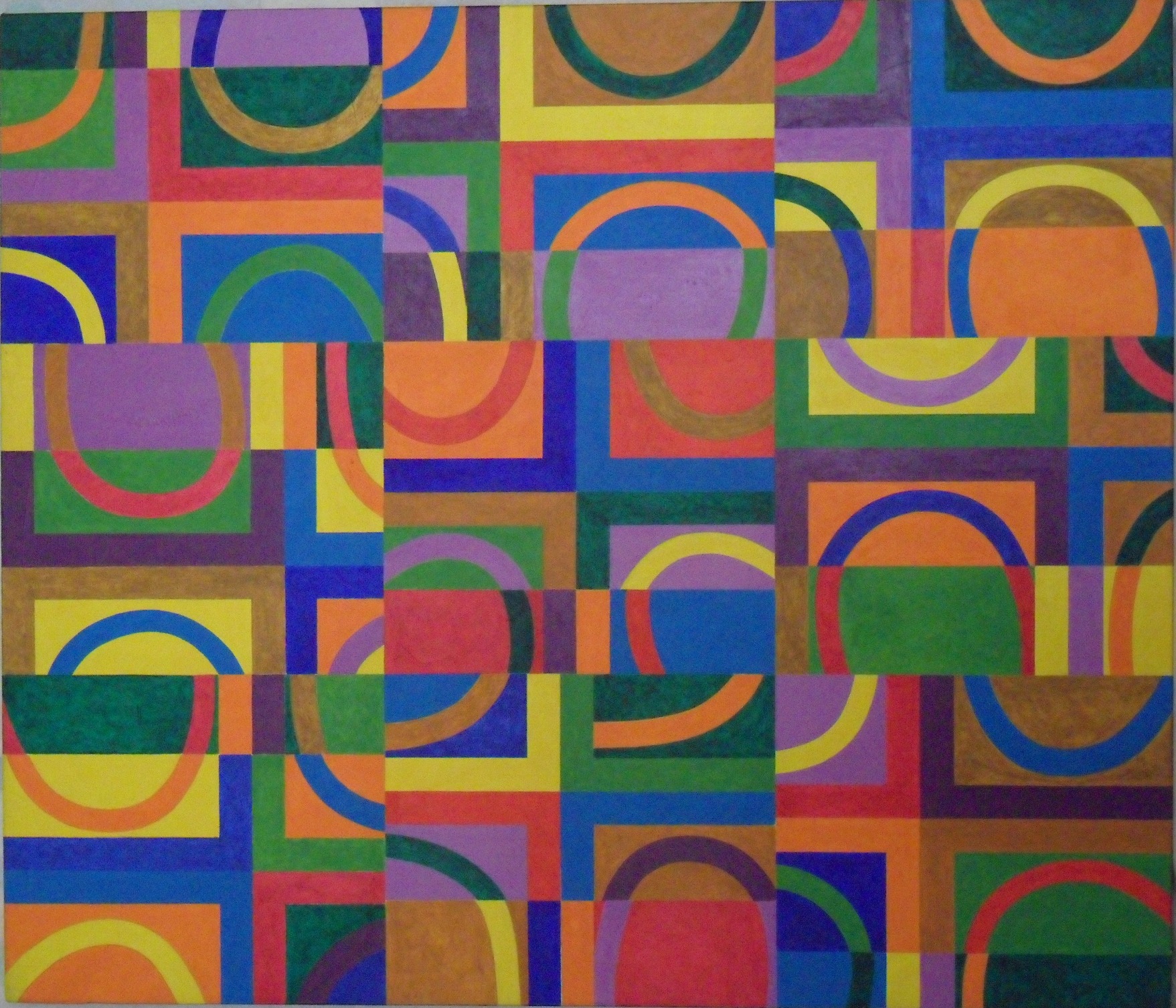 Jogo formal, 2008, acrílico s/ tela, 69.7 x 59.7